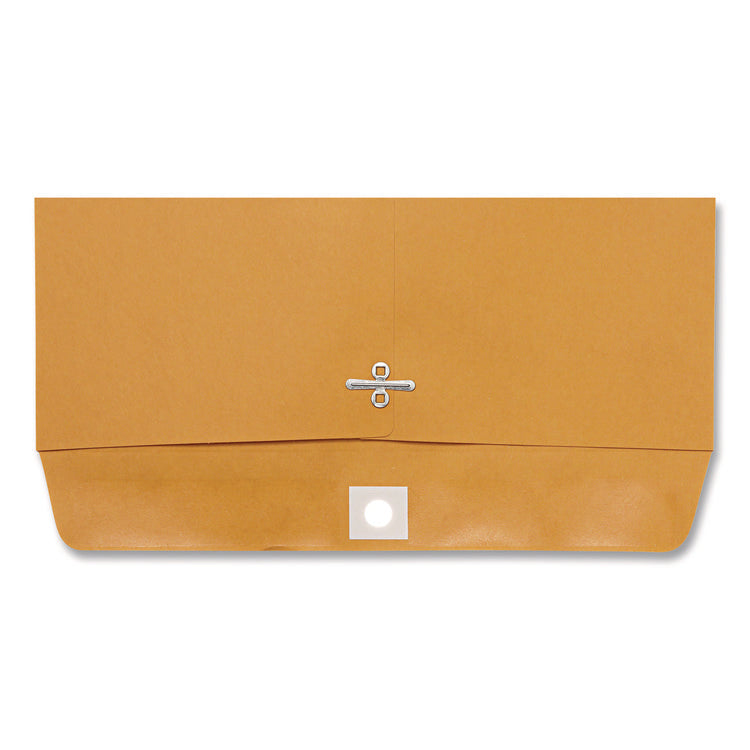 Kraft Clasp Envelope, #98, Square Flap, Clasp/gummed Closure, 10 X 15, Brown Kraft, 100/box