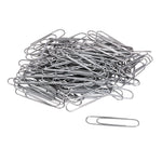 Paper Clips, Jumbo, Smooth, Silver, 100 Clips/Box, 10 Boxes/Pack
