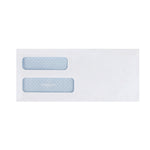 Double Window Security-Tinted Check Envelope, #10, Commercial Flap, Gummed Closure, 4.13 X 9.5, White, 500/box