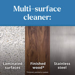 CloroxPro EcoClean Disinfecting Wipes, 1-Ply, 8 x 7, Unscented, White, 75 Count, 6/Carton