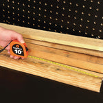 16-Piece Light-Duty Office Tool Kit, Metal Box, Red