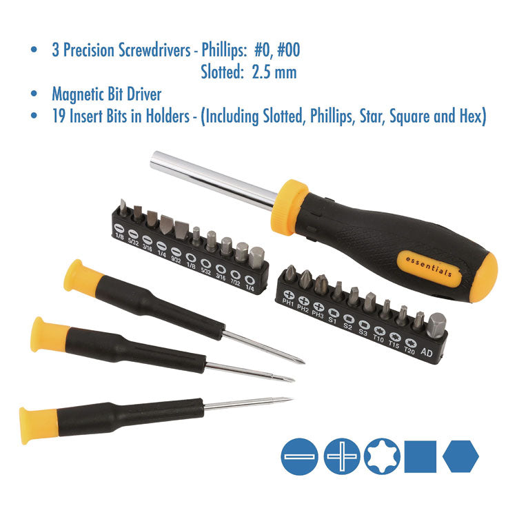 32-Piece Expanded Tool Kit With Bag