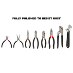 8-Piece Steel Pliers And Wrench Tool Set