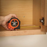 ExtraMark Power Tape, 1" x 25 ft, Steel, Orange/Black