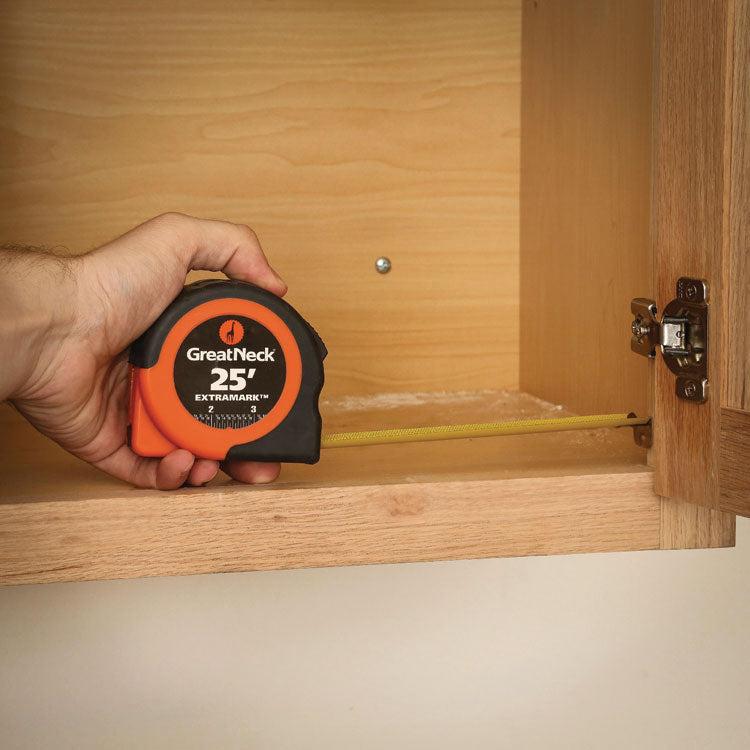 ExtraMark Power Tape, 1" x 25 ft, Steel, Orange/Black