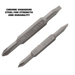 4 In-1 Screwdriver W/interchangeable Phillips/standard Bits, Assorted Colors