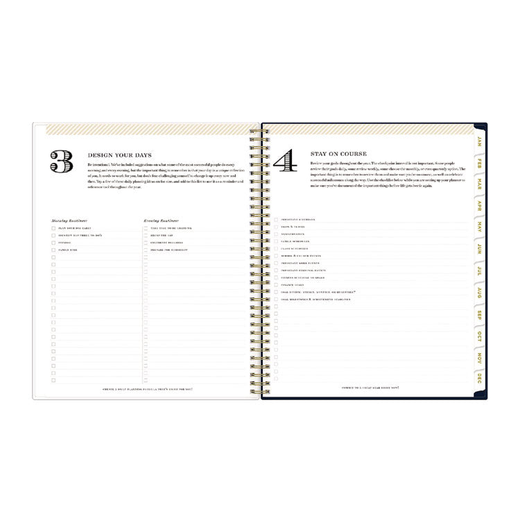 Day Designer Peyton Create-Your-Own Cover Weekly/Monthly Planner, Floral Artwork, 11 x 8.5, Navy, 12-Month (Jan to Dec): 2025