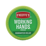 Working Hands Cream, 3.4 oz Jar, Unscented