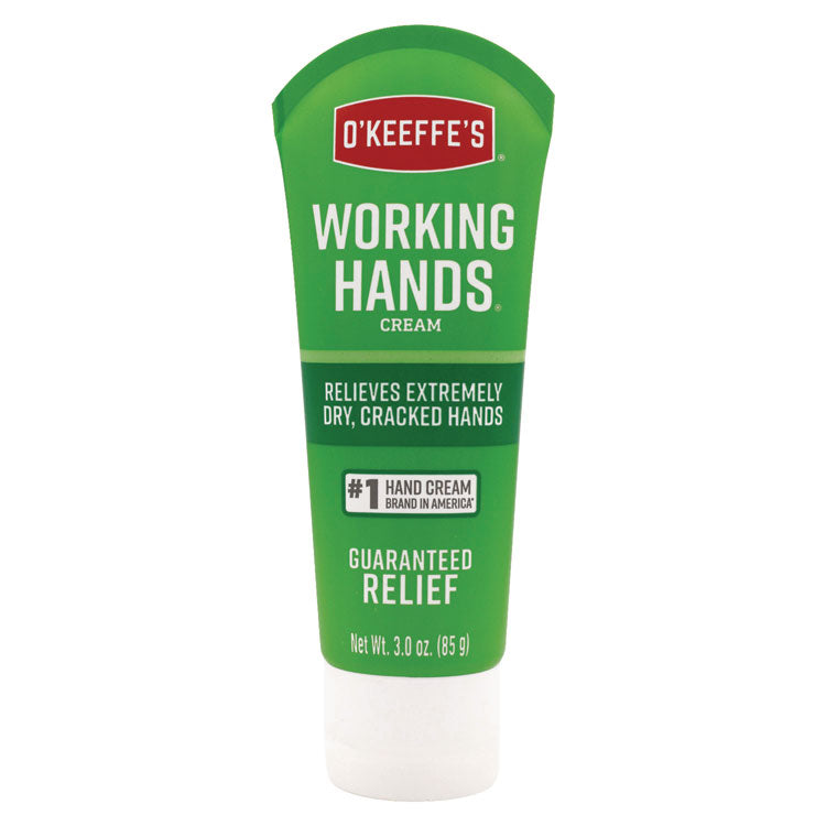 Working Hands Cream, 3 oz Tube, Unscented