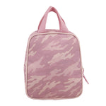 Bijoux Lunch Bag, 7.5 x 4.25 x 9, Pink Camo