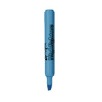Tank Fluorescent Highlighter, Blue Ink, Chisel Tip, Blue Barrel, Dozen