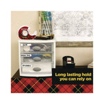 Super-Hold Wide Invisible Tape, 1.5" x 18 yds, Crystal Clear