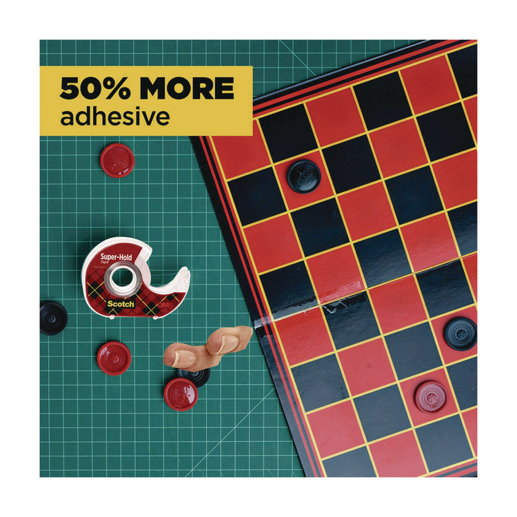 Super-Hold Wide Invisible Tape, 1.5" x 18 yds, Crystal Clear