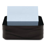 Wave Design Dispenser with Notes, For 3 x 3 Pads, Includes (3) 90-Sheet Simply Serene Collection Colors Pop-up Pads, Black
