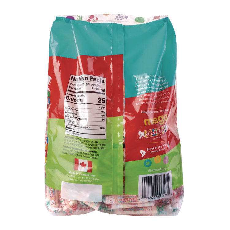 Smarties Candy Rolls, Original/Tropical/X-Treme Sour Flavor Assortment, 3 lb Bag
