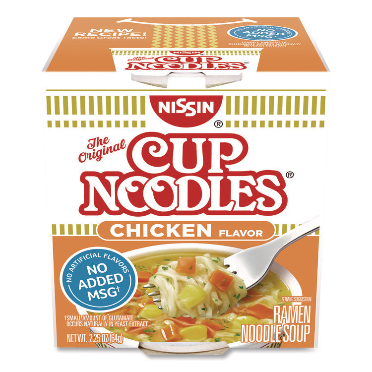 Cup Noodles, Chicken, 2.25 oz Cup, 12/Carton