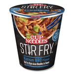Cup Noodles Stir Fry, Korean BBQ, 2.89 oz Cup, 6/Carton