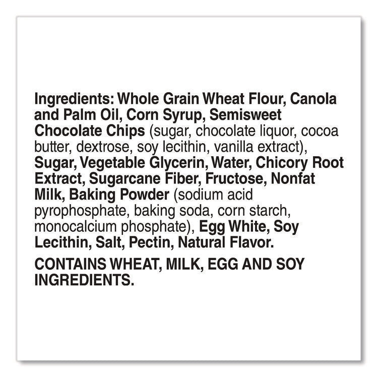 Chocolate Chip Soft-Baked Muffin Bar, 1.24 oz Bar, 12/Box