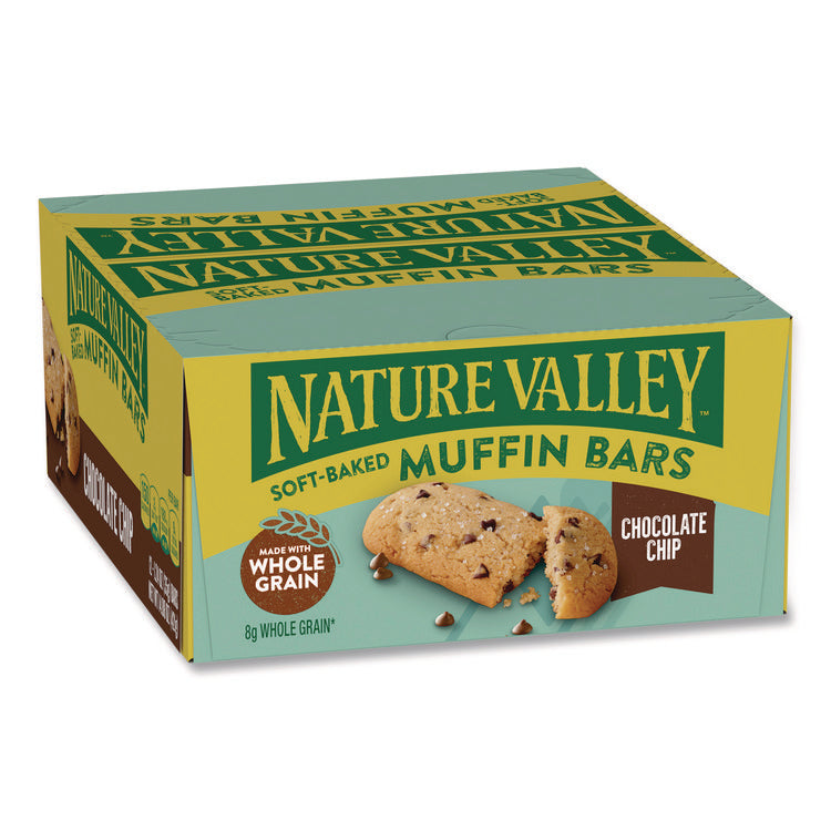 Chocolate Chip Soft-Baked Muffin Bar, 1.24 oz Bar, 12/Box