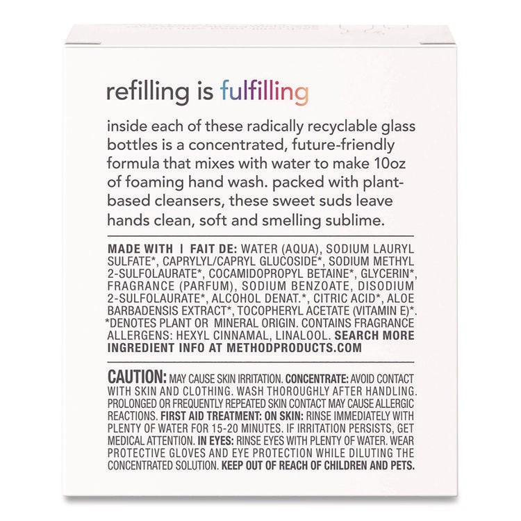Refill + Reuse Foaming Hand Soap Refill, Sea Minerals, 1 oz Refill Bottle, 2/Pack