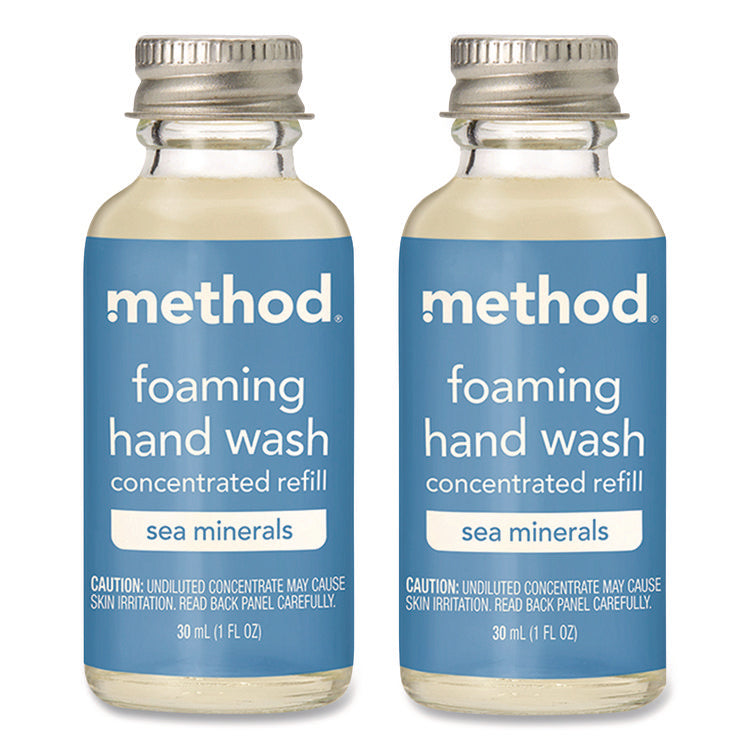 Refill + Reuse Foaming Hand Soap Refill, Sea Minerals, 1 oz Refill Bottle, 2/Pack