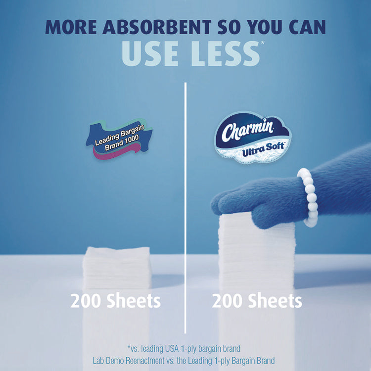 Ultra Soft Bathroom Tissue, Septic Safe, 2-Ply, White, 336 Sheets/Roll, 6 Rolls/Pack