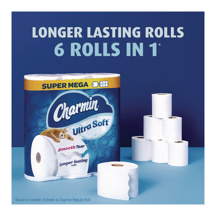 Ultra Soft Bathroom Tissue, Septic Safe, 2-Ply, White, 336 Sheets/Roll, 6 Rolls/Pack