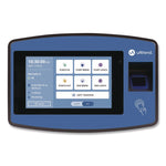 Biometric Fingerprint Touch Tablet Time Clock System, Unlimited Employees, Black/Blue