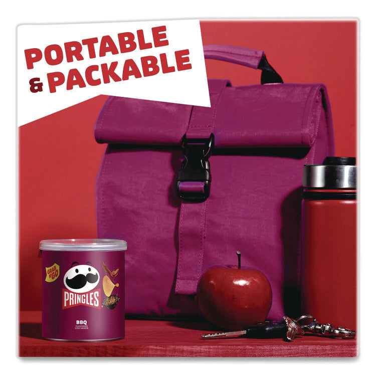 Grab and Go BBQ Crisps, 1.4 oz Can, 12/Carton