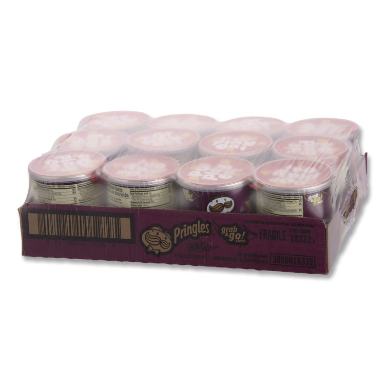 Grab and Go BBQ Crisps, 1.4 oz Can, 12/Carton