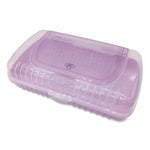 Pencil Case, 2 Compartments, 9.13" x 5.7" x 2.5", Randomly Assorted Color