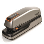 Optima Grip Electric Stapler, 20-Sheet Capacity, Black/silver