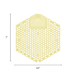 Wave 3d Urinal Deodorizer Screen, Citrus Scent, Yellow, 10/box