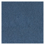 Scrubbing Floor Pads, 13" Diameter, Blue, 5/carton