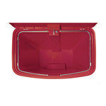 Streamline Resin Step-On Container, Front Step Style, 8 gal, Polyethylene, Red