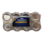 HP260 Packaging Tape, 3" Core, 1.88" X 60 Yds, Clear, 8/pack