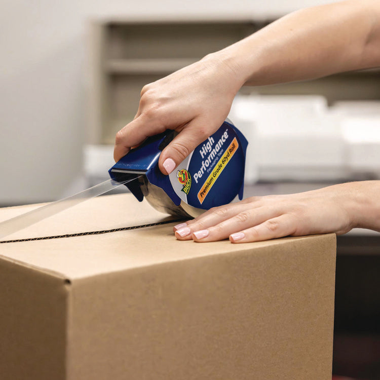 HP260 Packaging Tape With Dispenser, 3" Core, 1.88" X 60 Yds, Clear, 4/pack