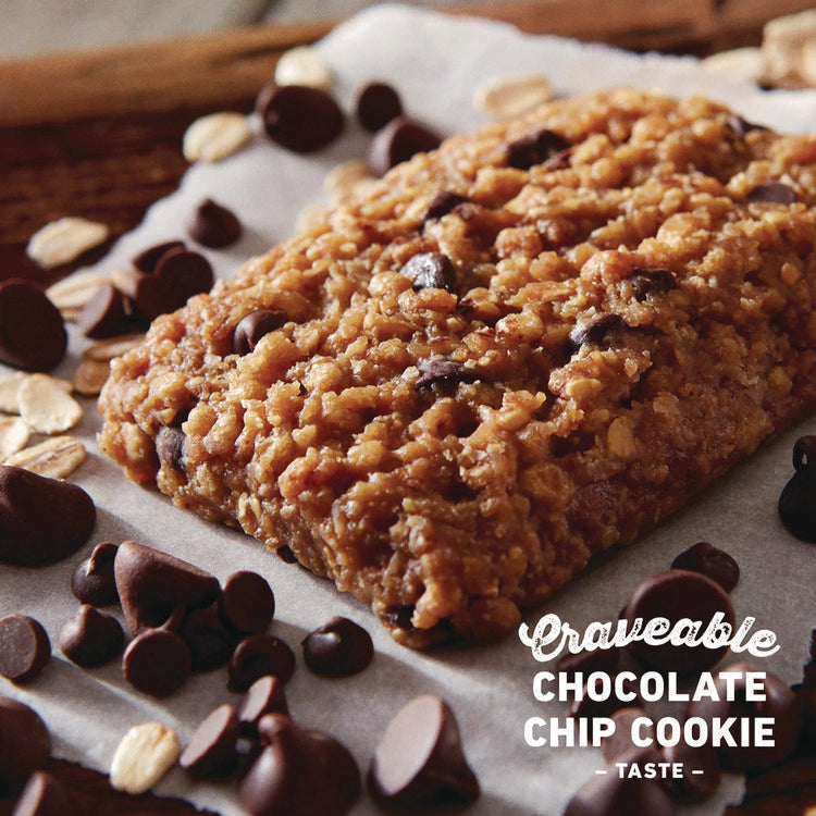 Energy Bar, Chocolate Chip/Crunchy Peanut Butter, 2.4 oz, 20/Box