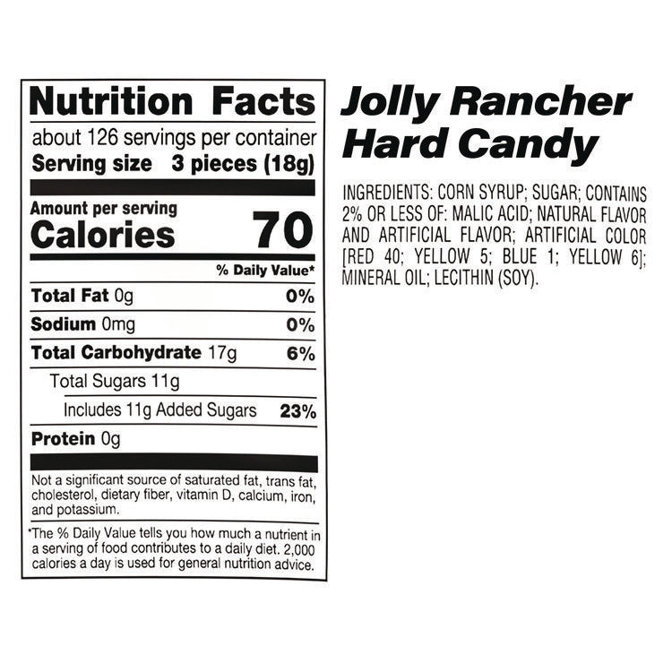 Chewy and Hard Candy Party Asst, Jolly Rancher/Starburst, 8.5 lbs Total, 2 Bag Bundle