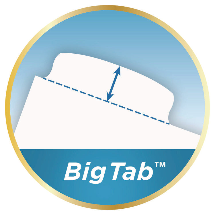 Big Tab Ultralast Plastic Dividers, 5-Tab, 11 X 8.5, Assorted, 1 Set