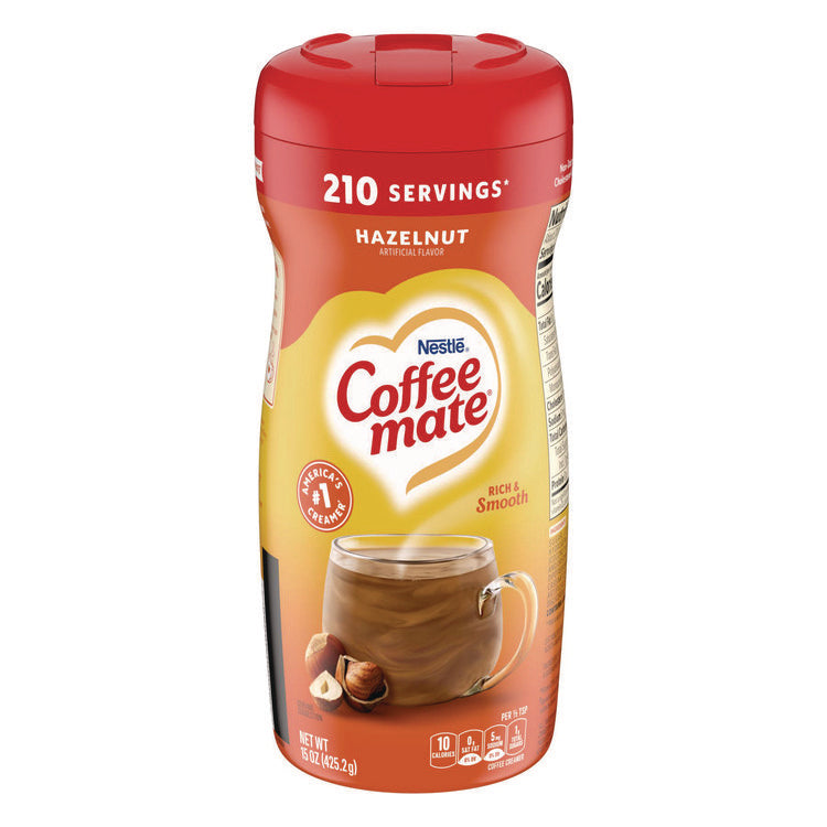 Hazelnut Creamer Powder, 15 oz Canister
