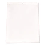 Clear Vinyl Shop Ticket Holders, Super Heavy-Duty, Top Load 9 x 12 Insert, Clear Front, 50/Box