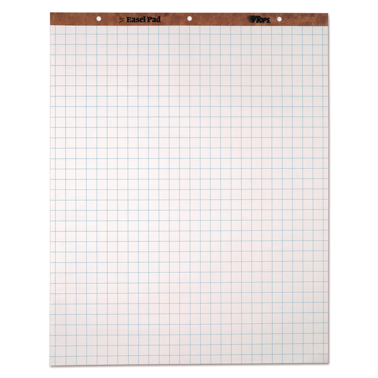 Easel Pads, Quadrille Rule (1 sq/in), 27 x 34, White, 50 Sheets, 4/Carton