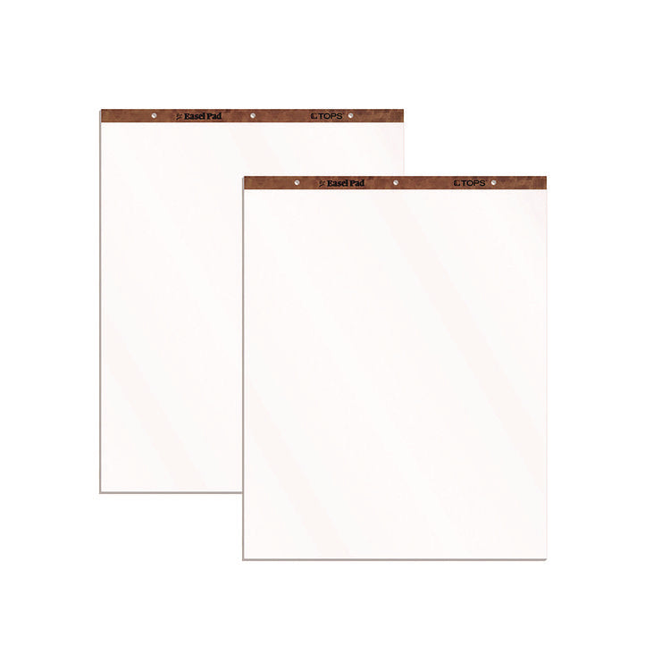 Easel Pads, Unruled, 27 x 34, White, 50 Sheets, 2/Carton