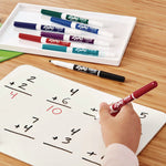 Low-Odor Dry-Erase Marker, Fine Bullet Tip, Black, Dozen