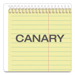 Docket Steno Pad, Gregg Rule, Forest Green Cover, 100 Canary-Yellow 6 X 9 Sheets