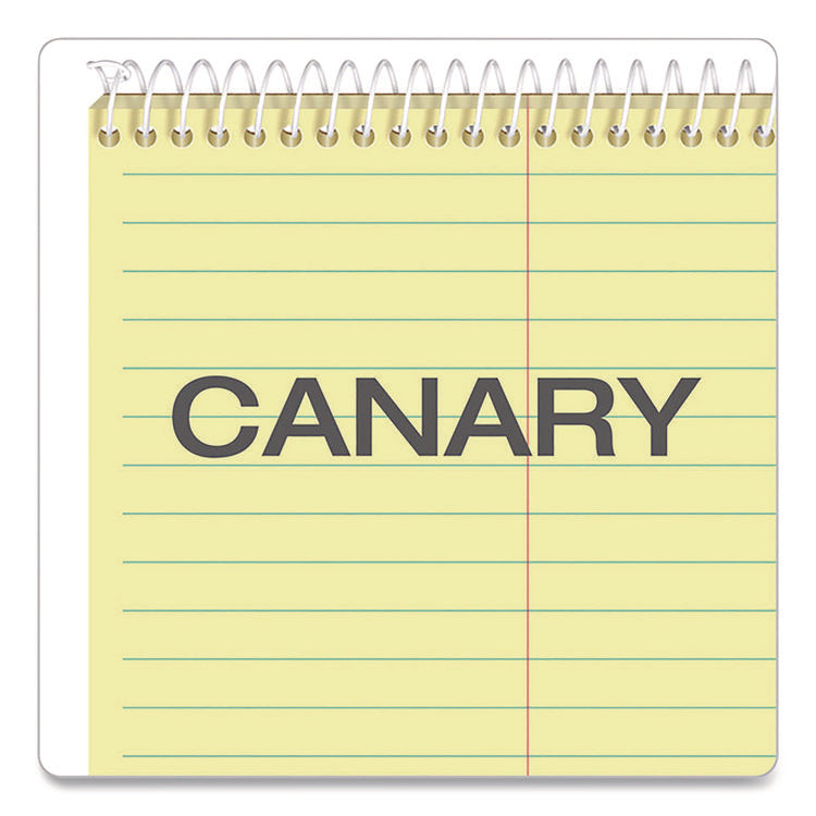 Docket Steno Pad, Gregg Rule, Forest Green Cover, 100 Canary-Yellow 6 X 9 Sheets