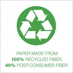 Second Nature Recycled Ruled Pads, Narrow Rule, 50 White 5 X 8 Sheets, Dozen