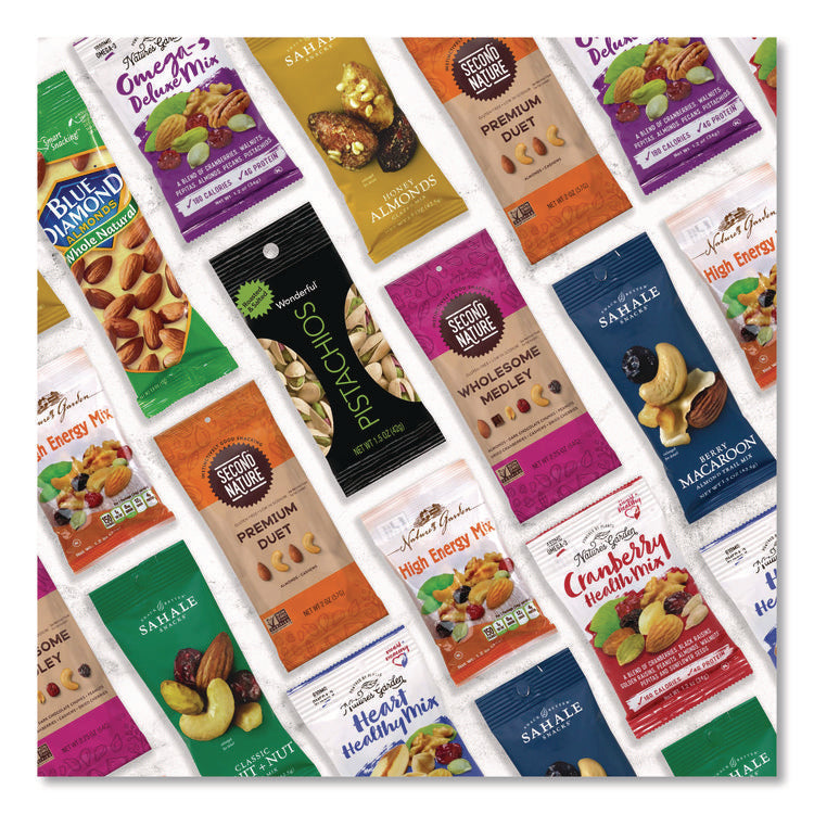 Healthy Mixed Nuts Snack Box, 18 Assorted Snacks/Box