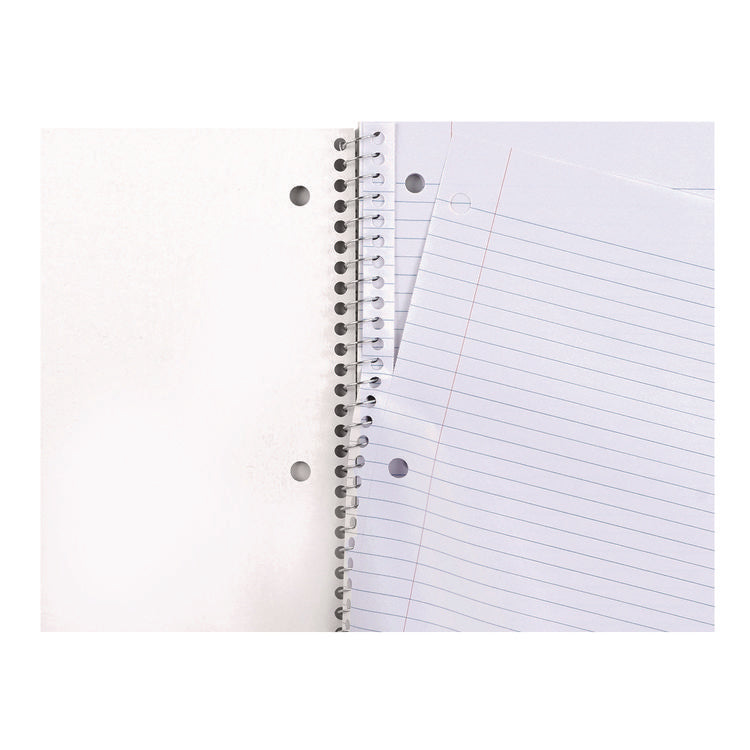 Wirebound Notebook, 3-Subject, Medium/College Rule, Black Cover, (120) 11 x 8.5 Sheets